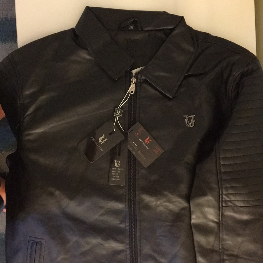 italian leather jacket vg world collection